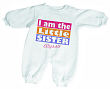 6991X - I'm The Sister Personalized Fleece Romper